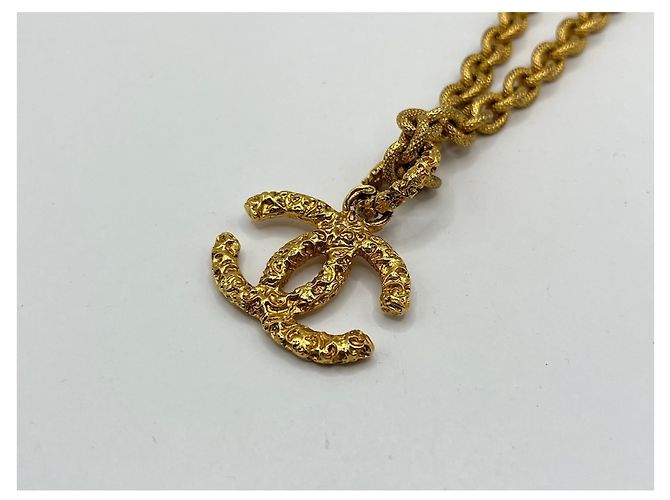 Collana Chanel Coco Mark in lava con placcatura in oro D'oro - vista 5
