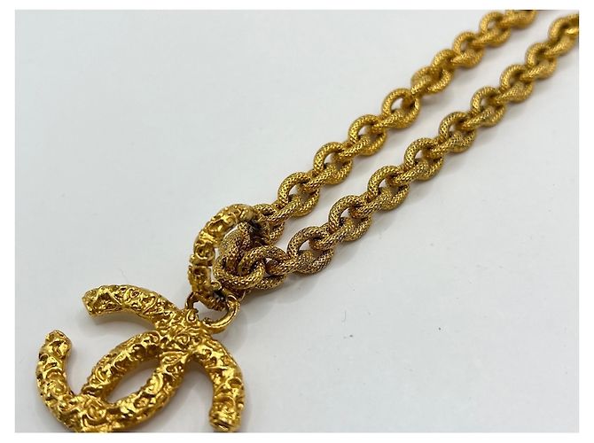 Collana Chanel Coco Mark in lava con placcatura in oro D'oro - vista 6