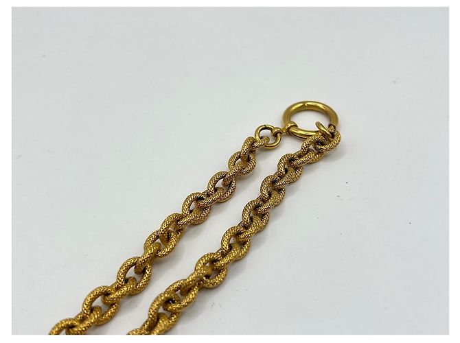Collana Chanel Coco Mark in lava con placcatura in oro D'oro - vista 7