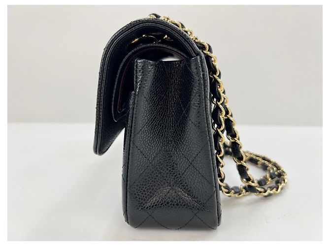 Borsa a tracolla Chanel Matelassé Double Flap Nero - vista 5