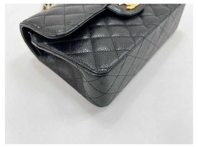 Borsa a tracolla Chanel Matelassé Double Flap Nero - vista 8