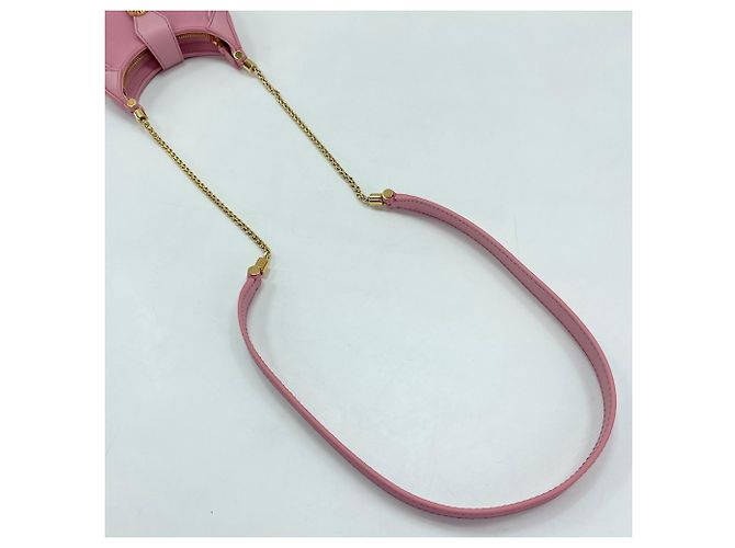 Bulgari Borsa a Spalla Bvlgari Sempenti Ellipse Micro Snakehead Rosa - vista 10