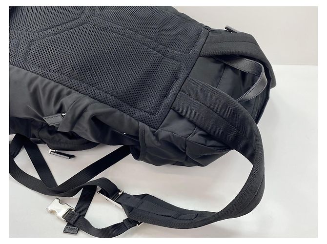 Zaino in nylon nero Prada - vista 10