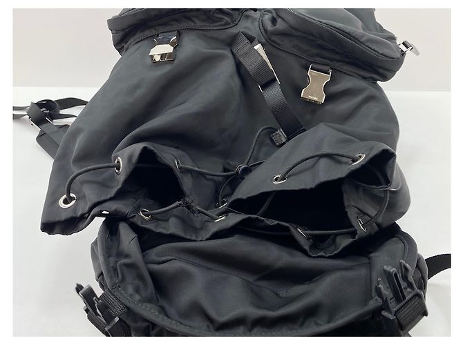 Zaino in nylon nero Prada - vista 12