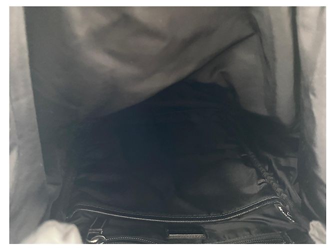 Zaino in nylon nero Prada - vista 13