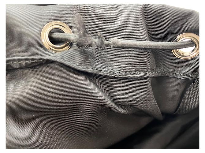 Zaino in nylon nero Prada - vista 15