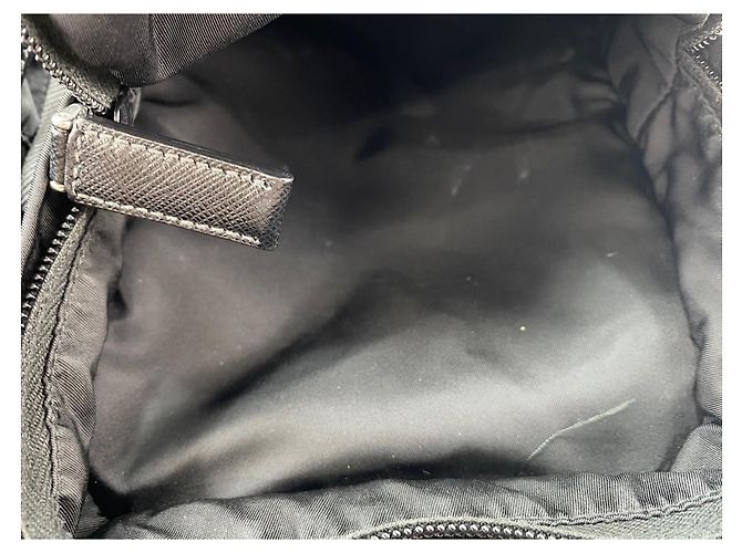 Zaino in nylon nero Prada - vista 17