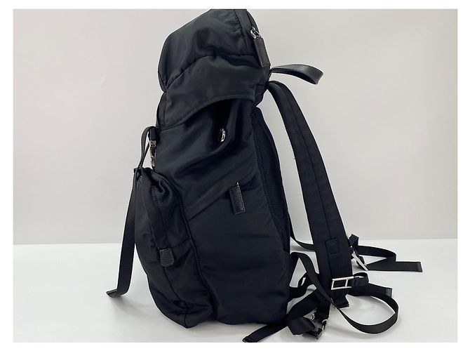 Zaino in nylon nero Prada - vista 4