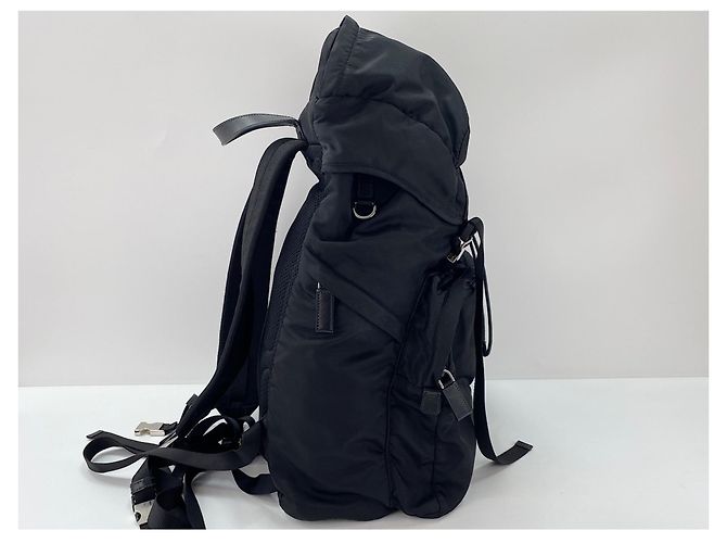 Zaino in nylon nero Prada - vista 5