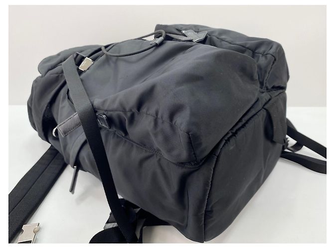 Zaino in nylon nero Prada - vista 7