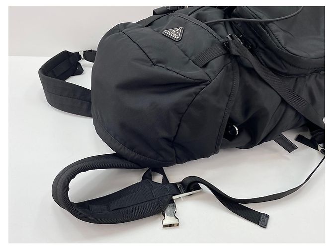 Zaino in nylon nero Prada - vista 9