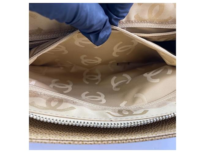 Borsa a Spalla Chanel Beige - vista 13