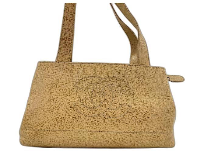 Borsa a Spalla Chanel Beige - vista 2