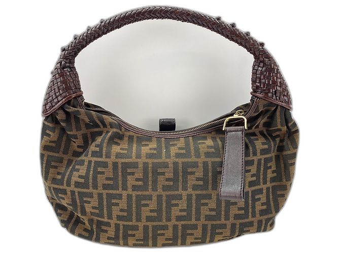 Borsa Fendi Spybag Zucca Marrone - vista 2
