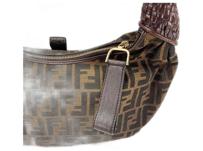 Borsa Fendi Spybag Zucca Marrone - vista 3