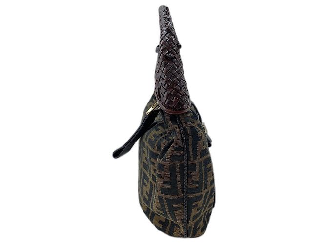 Borsa Fendi Spybag Zucca Marrone - vista 4