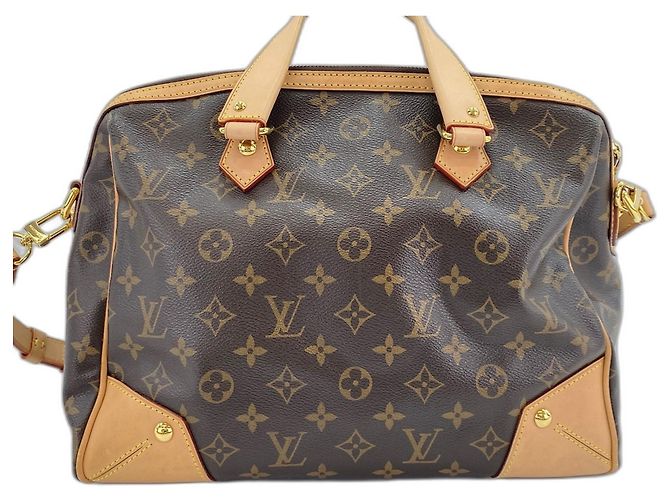 Borsa a tracolla Louis Vuitton Retiro marrone - vista 3
