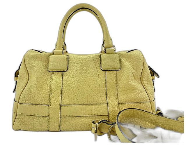 Borsa Loewe Paseo in pelle gialla Giallo - Ansicht 11