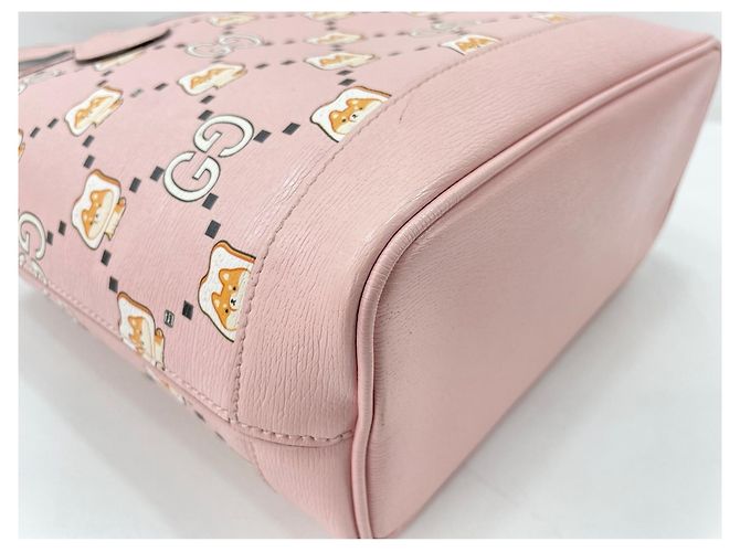Borsa Tote Gucci GG Animal Rosa - vista 7