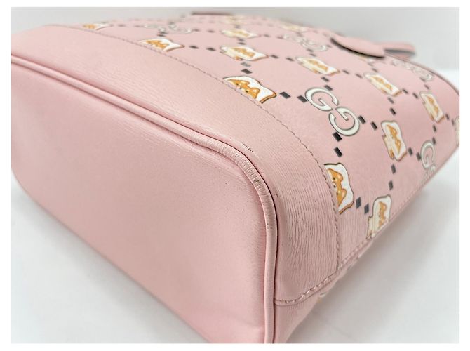 Borsa Tote Gucci GG Animal Rosa - vista 8