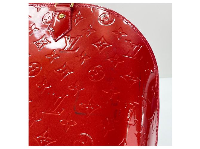 Borsa Louis Vuitton Alma GM - Rosso - vista 10