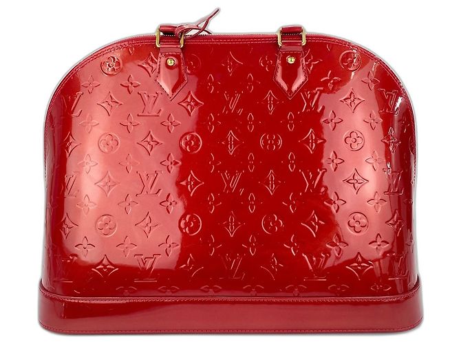 Borsa Louis Vuitton Alma GM - Rosso - vista 2