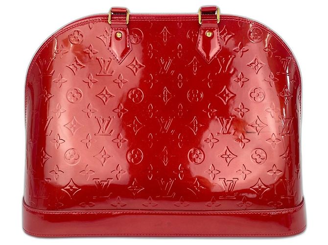 Borsa Louis Vuitton Alma GM - Rosso - vista 3