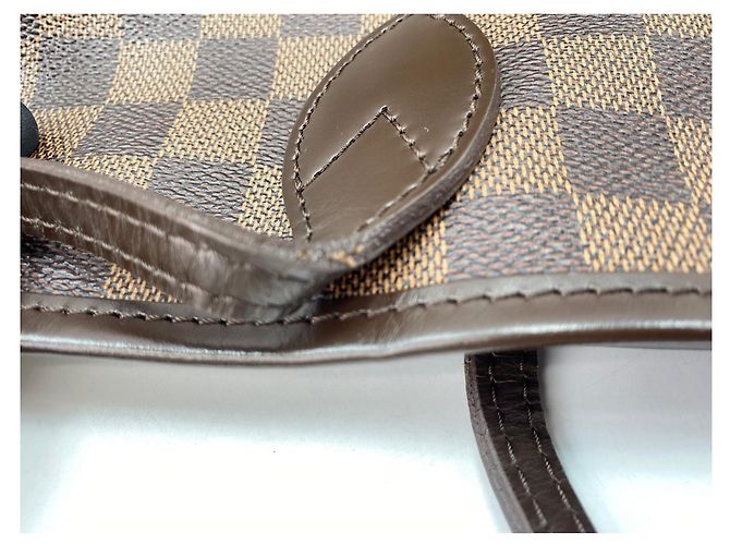 Borsa Tote Louis Vuitton Neverfull Marrone - vista 13