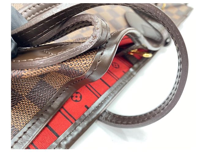 Borsa Tote Louis Vuitton Neverfull Marrone - vista 14