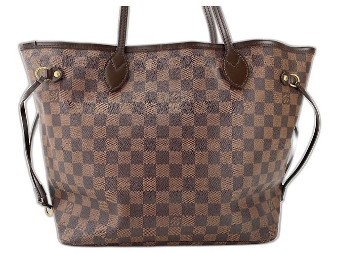 Borsa Tote Louis Vuitton Neverfull Marrone - vista 2