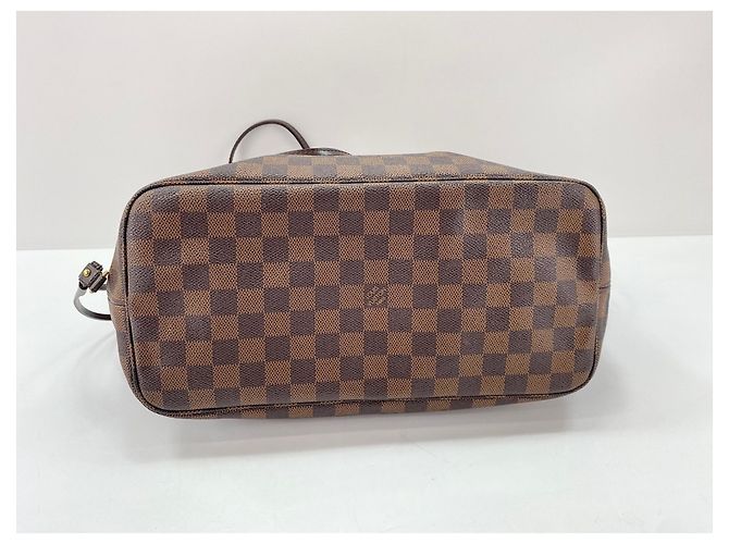 Borsa Tote Louis Vuitton Neverfull Marrone - vista 7