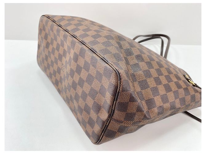 Borsa Tote Louis Vuitton Neverfull Marrone - vista 9