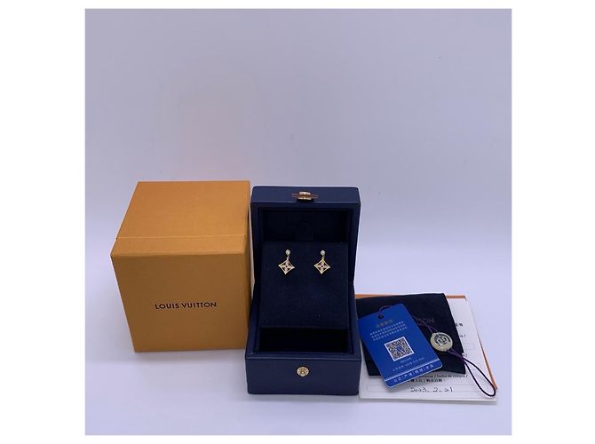 LOUIS VUITTON Ohrringe Golden - Ansicht 4