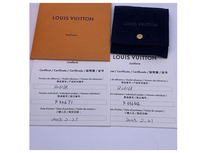 LOUIS VUITTON Ohrringe Golden - Ansicht 7