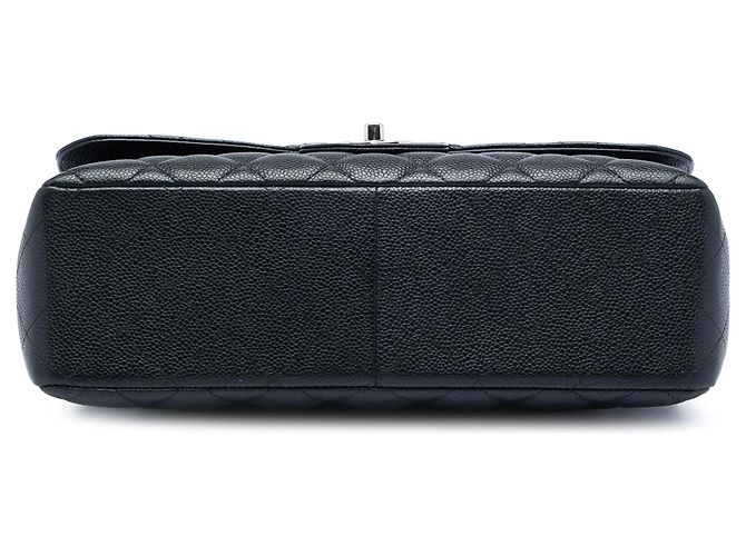 Chanel Black Jumbo Classic Caviar Double Flap Schwarz - Ansicht 3