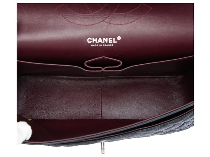 Chanel Black Jumbo Classic Caviar Double Flap Schwarz - Ansicht 4