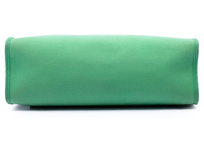 Hermès Herbag Zip 31 in tela militare verde e pelle vachette Hunter - vista 3