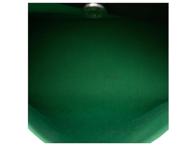 Hermès Herbag Zip 31 in tela militare verde e pelle vachette Hunter - vista 4