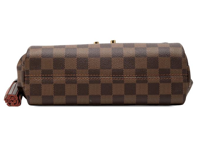 Louis Vuitton Marrone Damier Ebene Croisette - vista 3