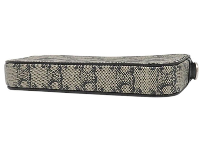 Céline Pochette horizontal Celine Triomphe em canvas revestido bege com logotipo - vista 3