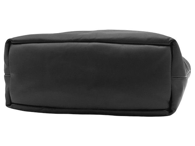 Tote in pelle di agnello nera puffer Saint Laurent Nero - vista 3