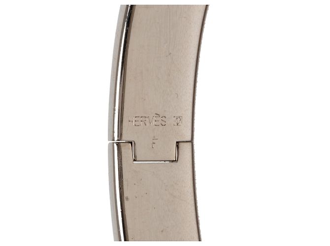 Bracciale Hermès Black Narrow Enamel Clic Clac H PM - vista 4