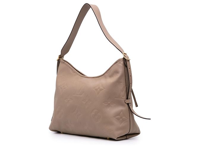 Louis Vuitton Marrone Monogram Empreinte CarryAll MM Taupe - vista 2