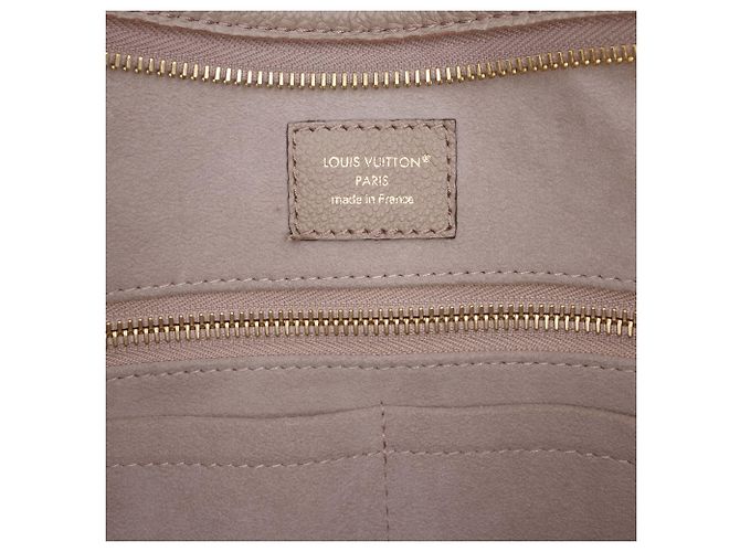 Louis Vuitton Marrone Monogram Empreinte CarryAll MM Taupe - vista 5