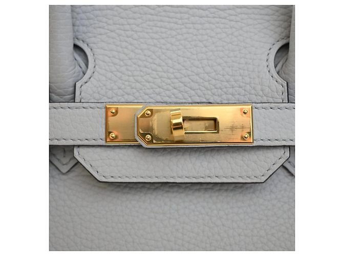 Hermès Blue Togo Birkin Retourne 30 Blu chiaro - vista 10