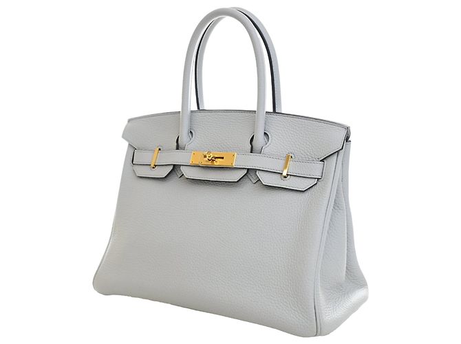 Hermès Blue Togo Birkin Retourne 30 Blu chiaro - vista 13