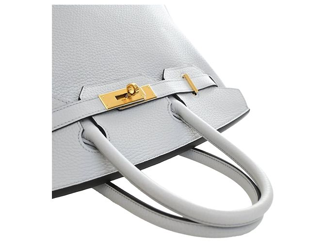 Hermès Blue Togo Birkin Retourne 30 Blu chiaro - vista 14