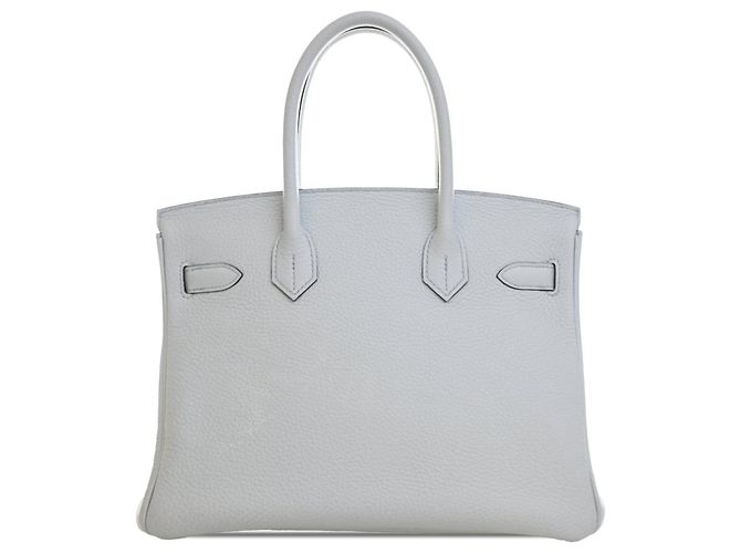 Hermès Blue Togo Birkin Retourne 30 Blu chiaro - vista 3
