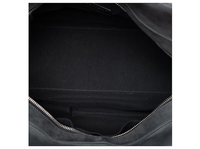 Borsa bowling Chic Quilt in pelle di vitello trapuntata iridescente nera Chanel Nero - vista 4