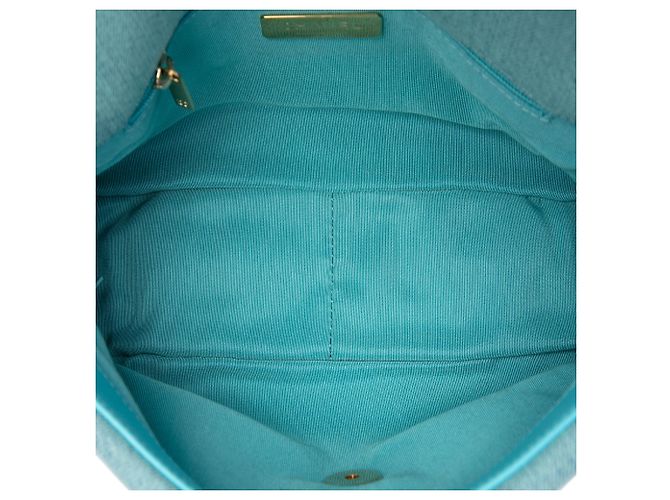 Chanel Blue Medium Denim 19 Flap Blu chiaro - vista 4